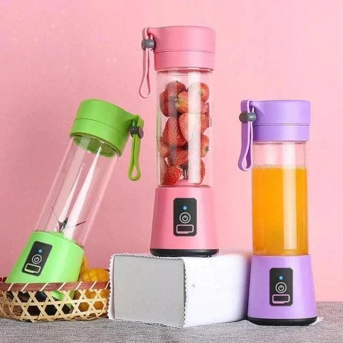 Mini Blender Fruit Mixer Portable Machine 380ml (USB rechargeable)