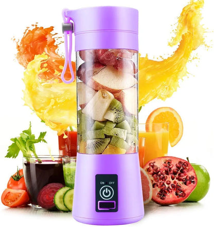 Mini Blender Fruit Mixer Portable Machine 380ml (USB rechargeable)